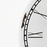 Mercana Harriet White/Bronze Metal Table Clock