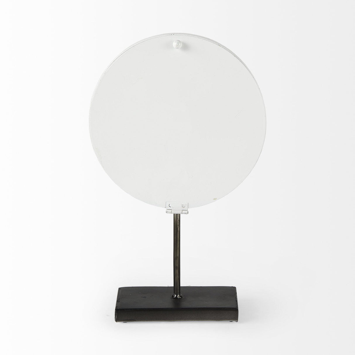 Mercana Harriet White/Bronze Metal Table Clock