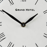Mercana Harriet White/Bronze Metal Table Clock