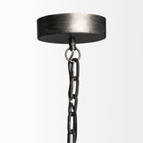 Mercana Bashaw I 17x20 Gray Toned Metal Dome Pendant Light