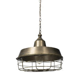Mercana Tahla 14x 14.5 Gold Toned Metal Cage Pendant Light