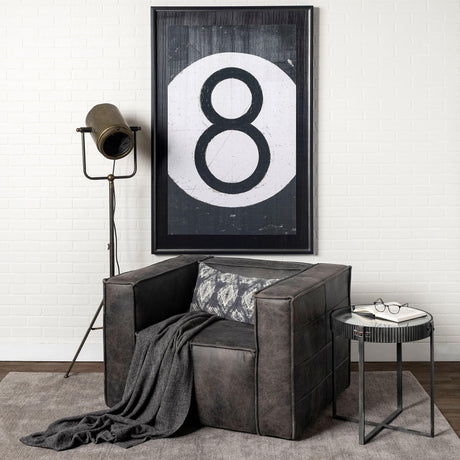 Mercana Debdou (61"H) Gold Metal Adjustable Cinema-Style Floor Lamp