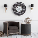 Mercana Sabinal II 7x18 Gold Resin Tree Branch Black Fabric Shade Wall Sconce