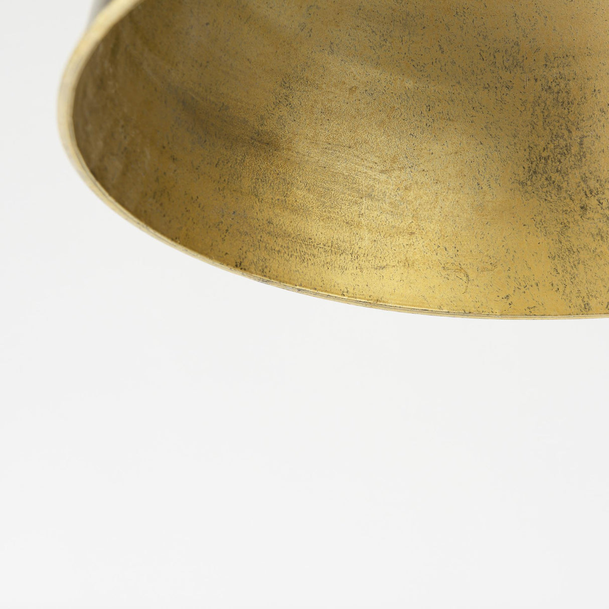 Mercana Capsa 17x29 Antique Gold and Silver Toned Metal Dome Pendant Light