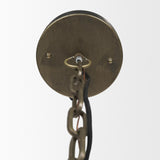Mercana Dawson I 13x13.5 Silver Toned Metal Dome Pendant Light