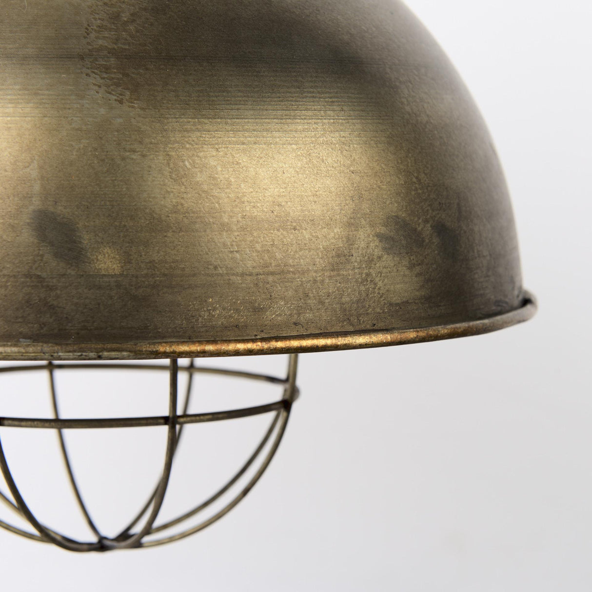 Mercana Dawson I 13x13.5 Silver Toned Metal Dome Pendant Light