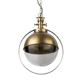 Mercana Leighton I 15x20 Gold Toned Metal Spherical Pendant Light