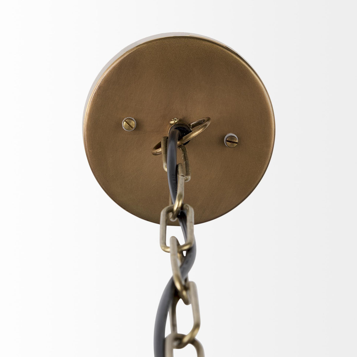 Mercana Leighton I 15x20 Gold Toned Metal Spherical Pendant Light