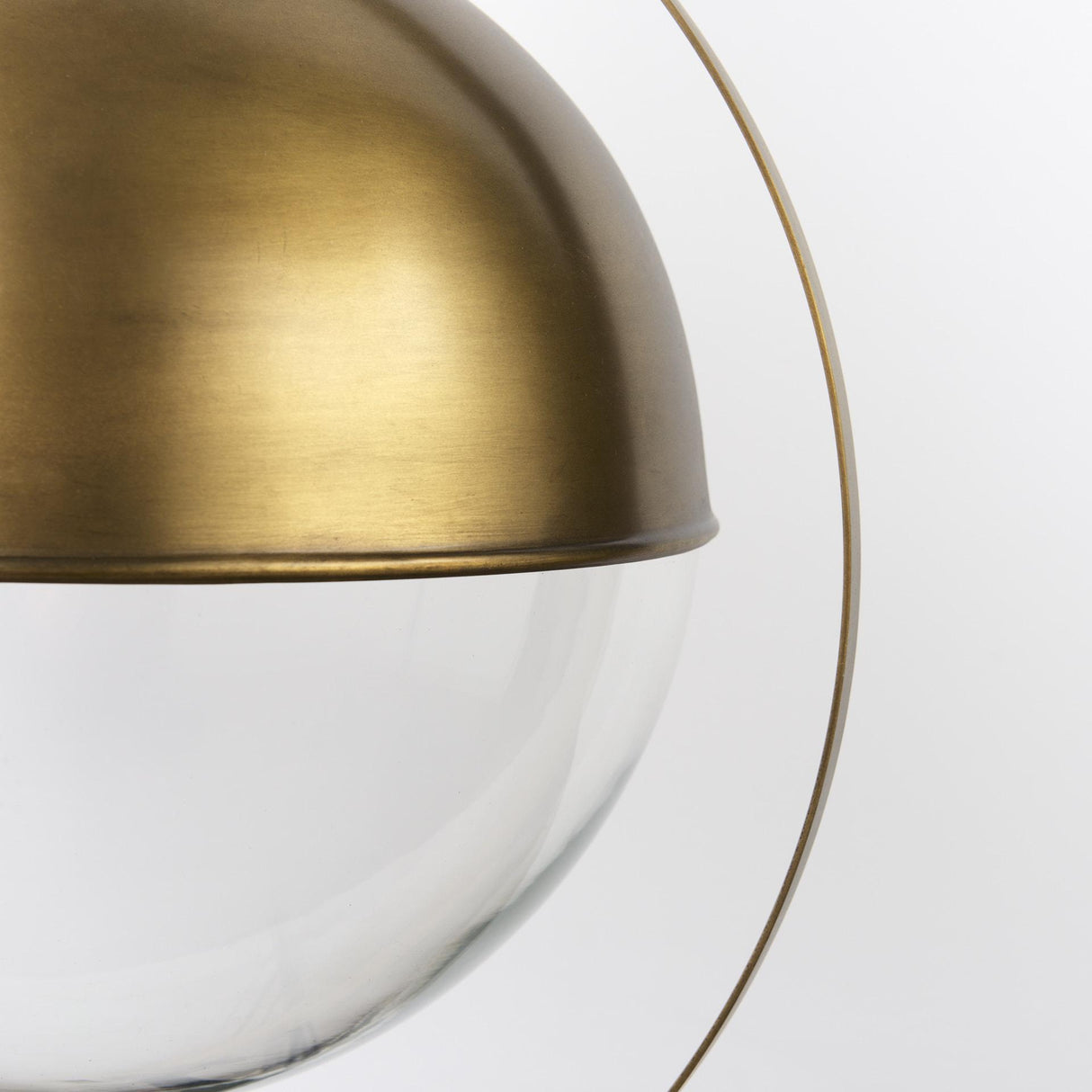 Mercana Leighton I 15x20 Gold Toned Metal Spherical Pendant Light