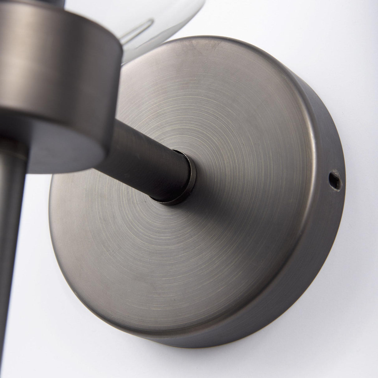 Mercana Boltern II 6x12 Black Toned Glass Globe Wall Sconce