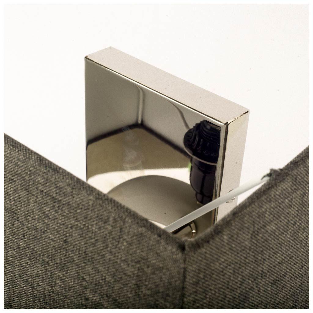 Mercana Scarlett II 6x19 Gray Base & Shade Wall Sconce