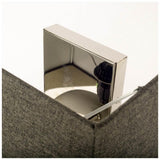 Mercana Scarlett II 6x19 Gray Base & Shade Wall Sconce