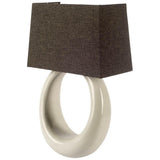 Mercana Scarlett II 6x19 Gray Base & Shade Wall Sconce