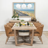 Mercana Lahey (28.3"Lx 44"Wx21"H) Gold Multi-Arm w/ Frosted Glass Globe Six Bulb Chandelier