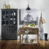 Mercana Leighton II 15x20 Black Metal Spherical Pendant Light