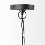 Mercana Leighton II 15x20 Black Metal Spherical Pendant Light