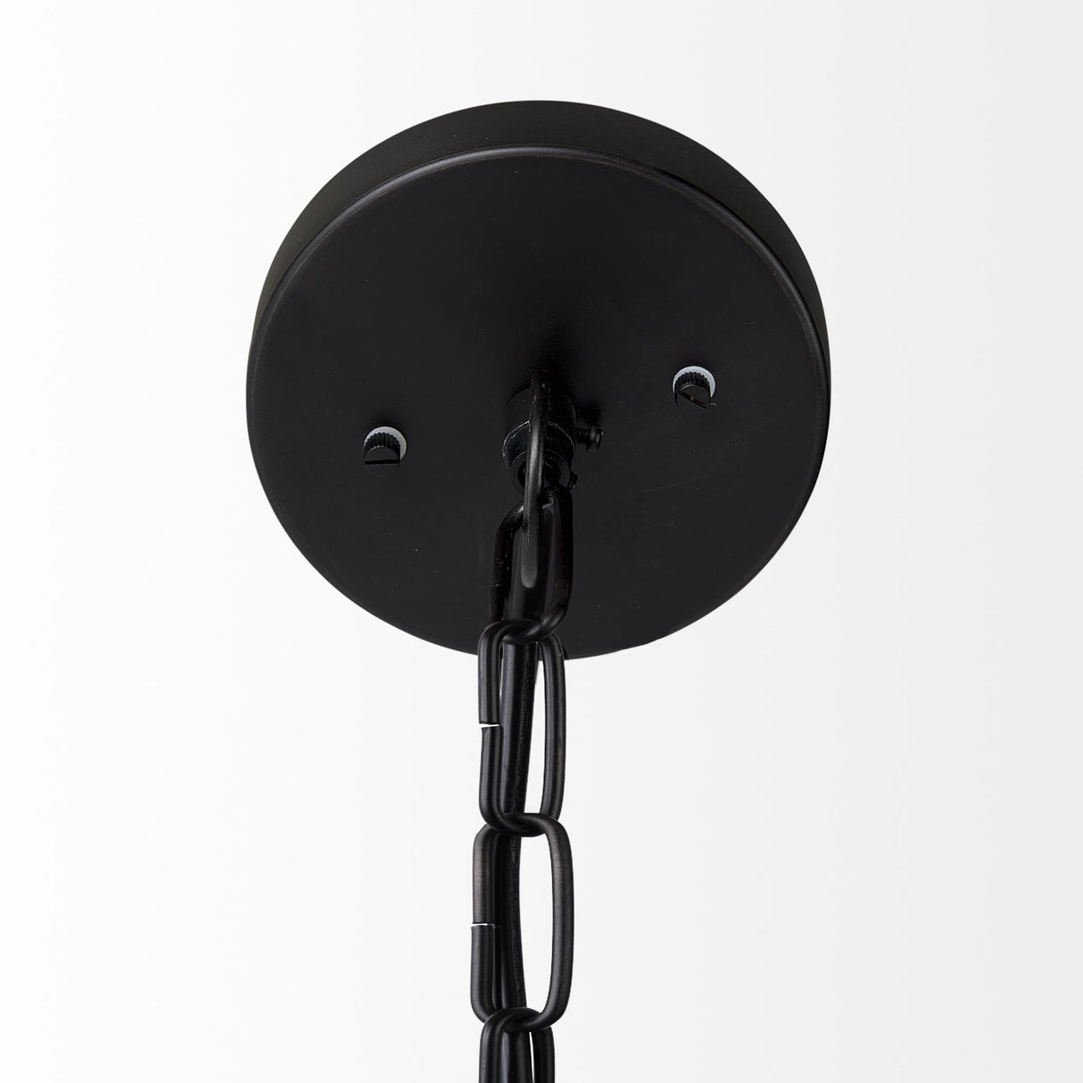 Mercana Leighton II 15x20 Black Metal Spherical Pendant Light