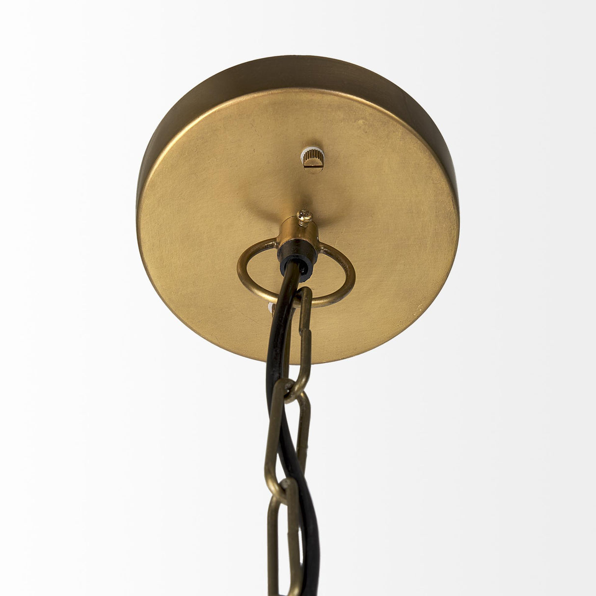 Mercana Fenton 18.0L x 18.0W x 23.0H Black W/Antiqued Gold Accents Pendant Light