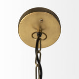 Mercana Fenton 18.0L x 18.0W x 23.0H Black W/Antiqued Gold Accents Pendant Light