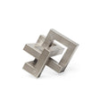 Mercana Link Small Silver Metal Sculpture Decorative Object