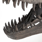 Mercana Jurassic 6L x 10W Brown Resin Tyrannosaurus Skull Replica
