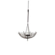 Mercana Rihanna I Small Black Metal Umbrella Candle Holder Lantern