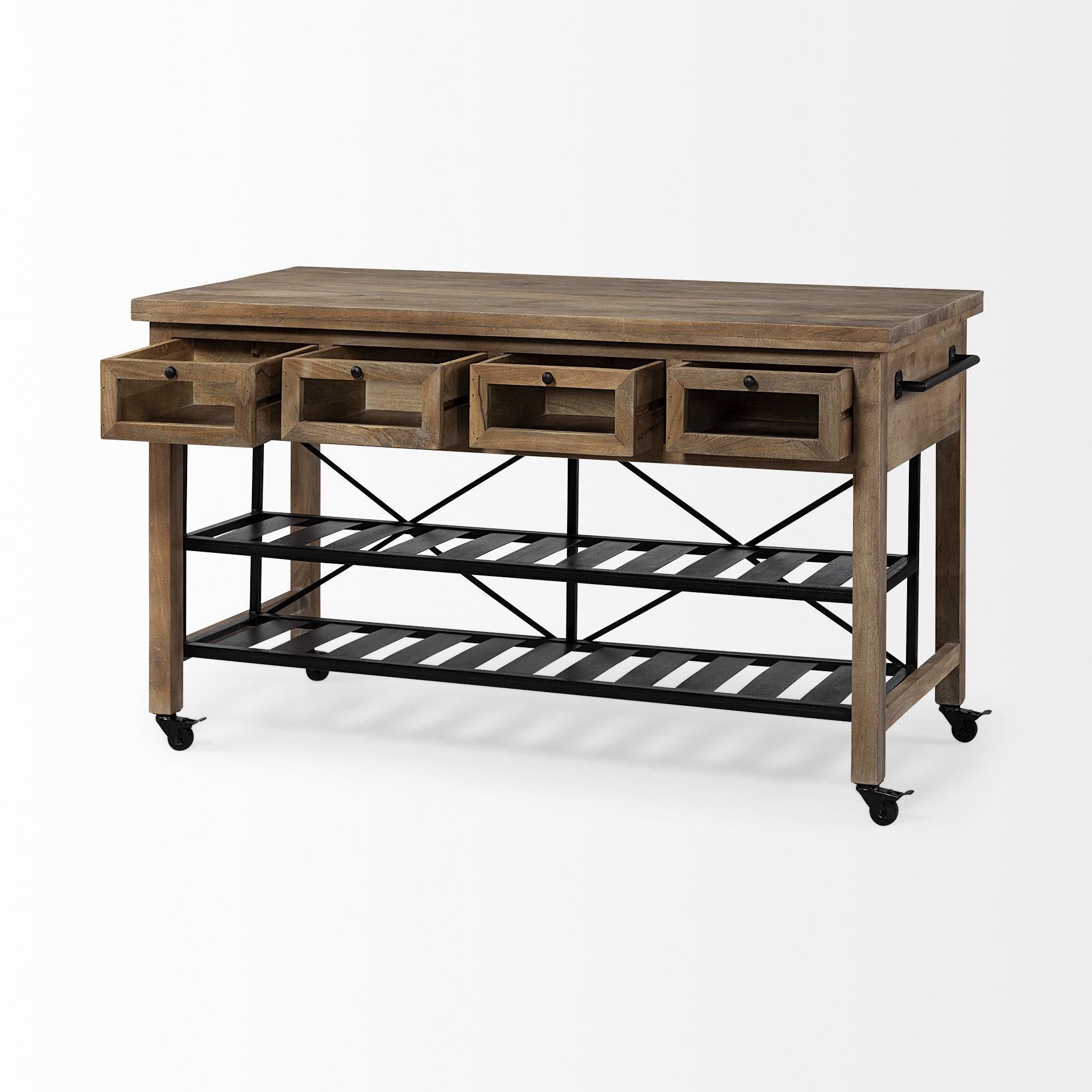 Mercana Stuart Kitchen Island - Thumbnail 2