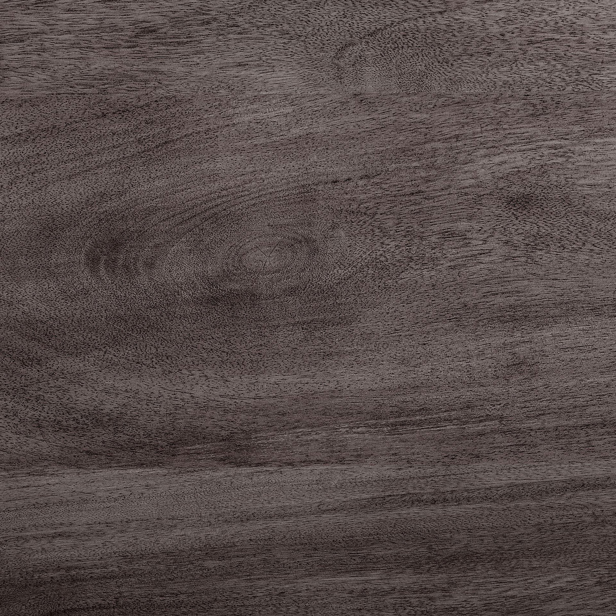 Mercana Crossman 60" Round Dark Brown/Gray Solid Wood Table Top & Base Dining Table