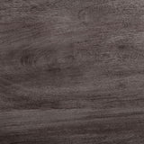 Mercana Crossman 60" Round Dark Brown/Gray Solid Wood Table Top & Base Dining Table