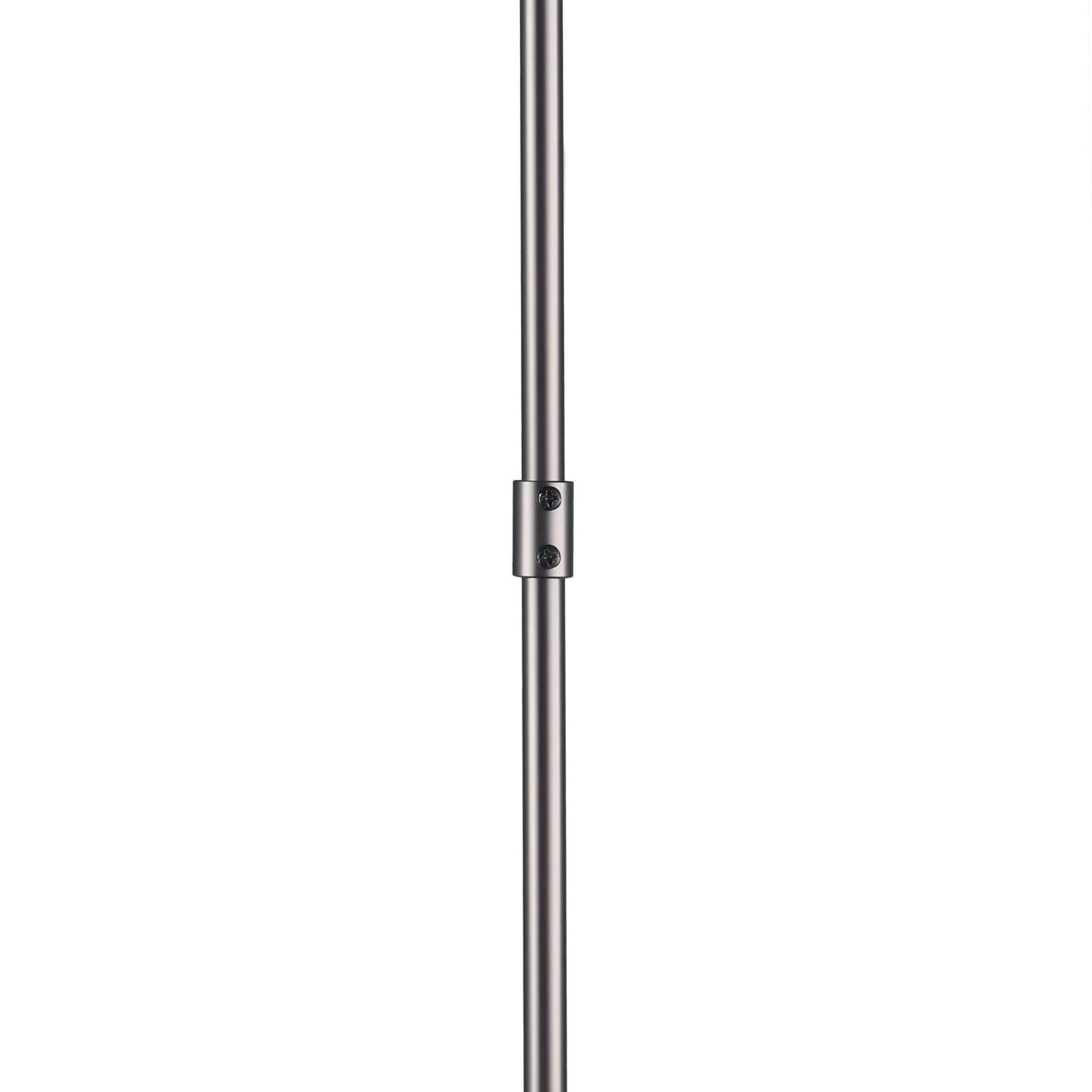 Mercana Anna (26"x14") Hanging Gun-Metal w/ Clear Glass Rods Six Bulb Chandelier