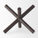 Mercana Astericks I (Large) 10L x 10W Brown Metal Decor Object