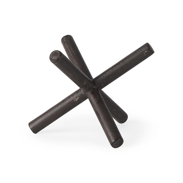 Mercana Astericks II (Medium) 8L x 7W Brown Metal Decor Object