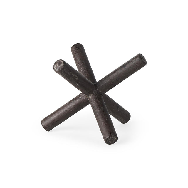 Mercana Astericks III (Small) 6L x 6W Brown Metal Decor Object