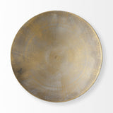 Mercana Chadwick II 13L x 13W Gold Metal Webbed Feet Bowl