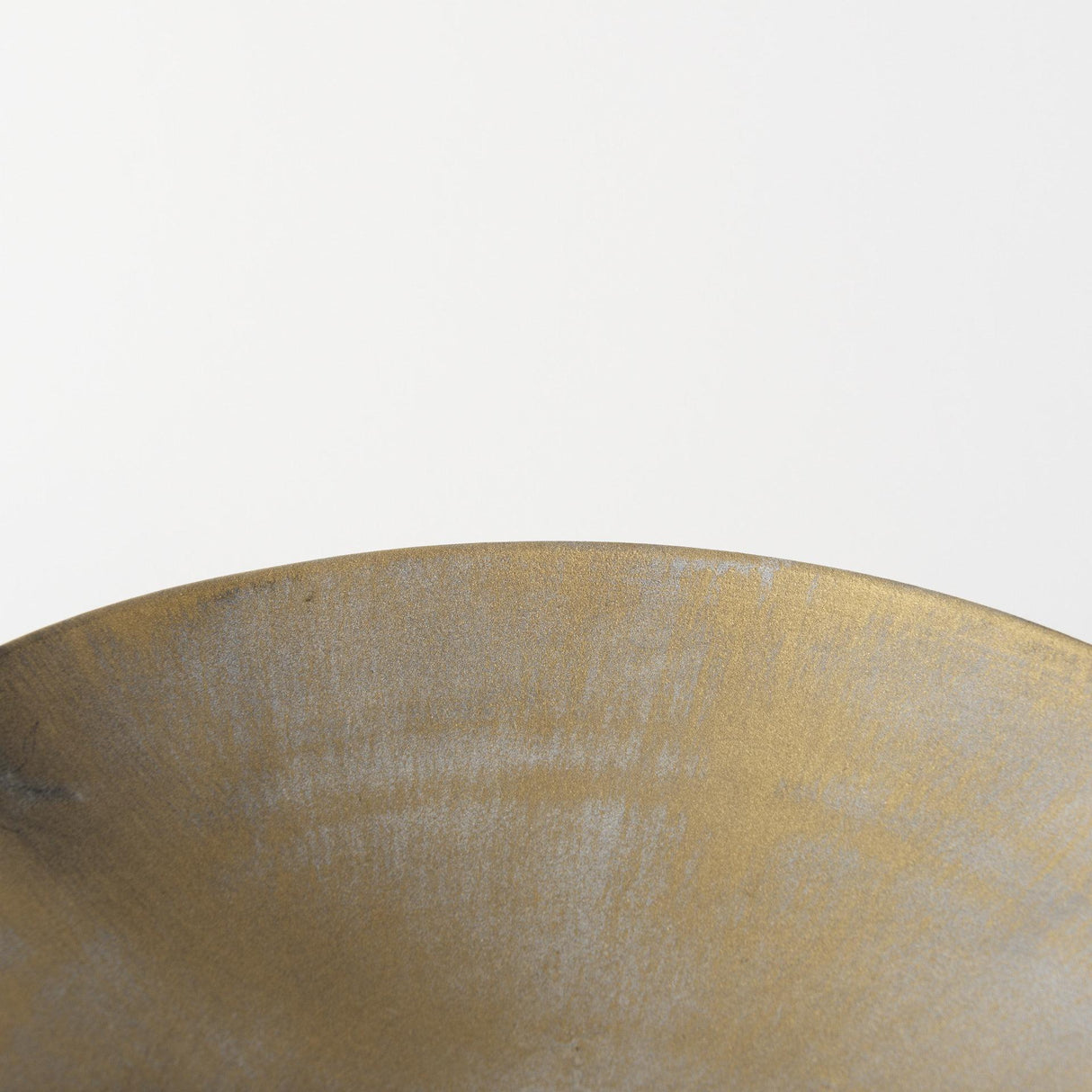 Mercana Chadwick II 13L x 13W Gold Metal Webbed Feet Bowl