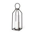 Mercana Kingston I Large Rustic Metal Framed Table Candle Holder