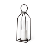 Mercana Kingston I Large Rustic Metal Framed Table Candle Holder