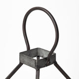 Mercana Kingston I Large Rustic Metal Framed Table Candle Holder