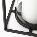 Mercana Kingston I Large Rustic Metal Framed Table Candle Holder