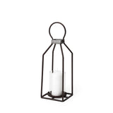 Mercana Kingston II Small Rustic Metal Framed Table Candle Holder