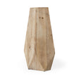 Mercana Allen I Large Natural Wooden Base Oval Vase