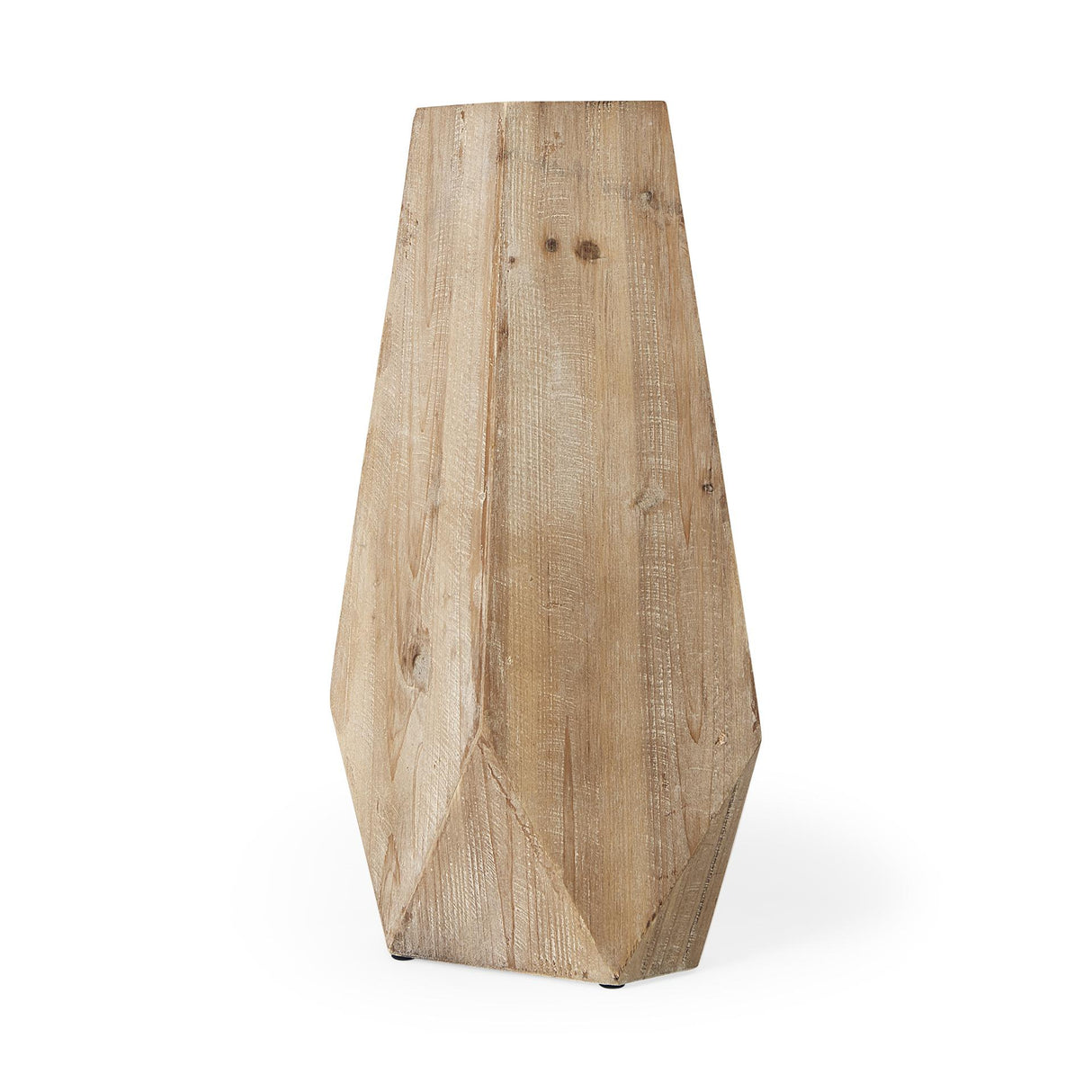 Mercana Allen I Large Natural Wooden Base Oval Vase