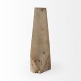 Mercana Allen I Large Natural Wooden Base Oval Vase