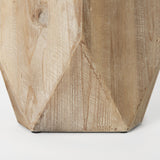 Mercana Allen I Large Natural Wooden Base Oval Vase
