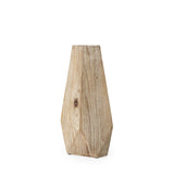 Mercana Allen II Small Natural Wooden Base Oval Vase