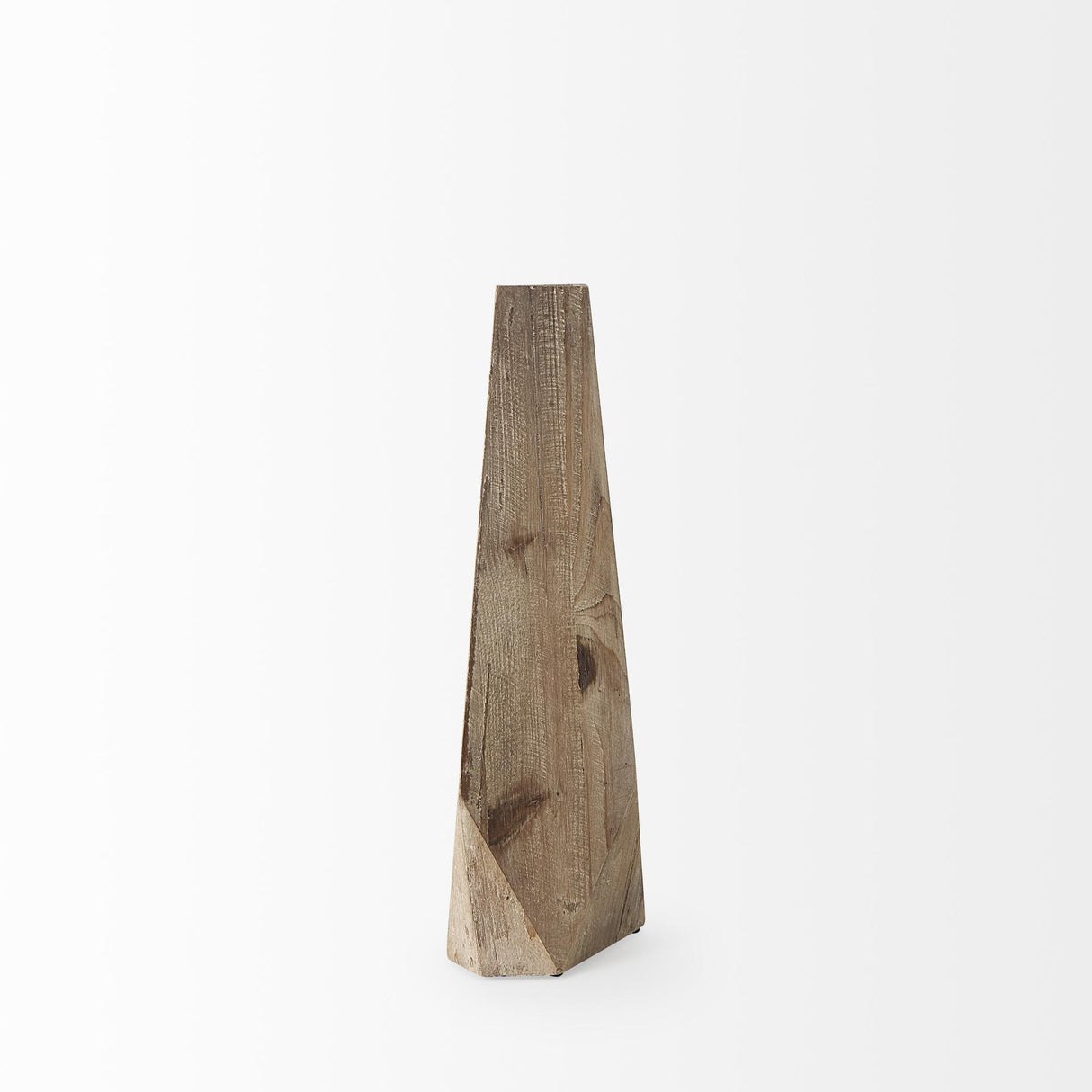 Mercana Allen II Small Natural Wooden Base Oval Vase