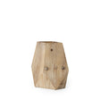Mercana Allen III Tall Natural Wooden Base Oval Vase