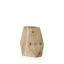 Mercana Allen III Tall Natural Wooden Base Oval Vase
