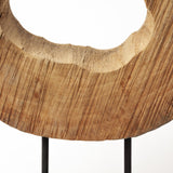 Mercana Ironwood II (Small) 13L x 4W Natural Wooden Circular Object