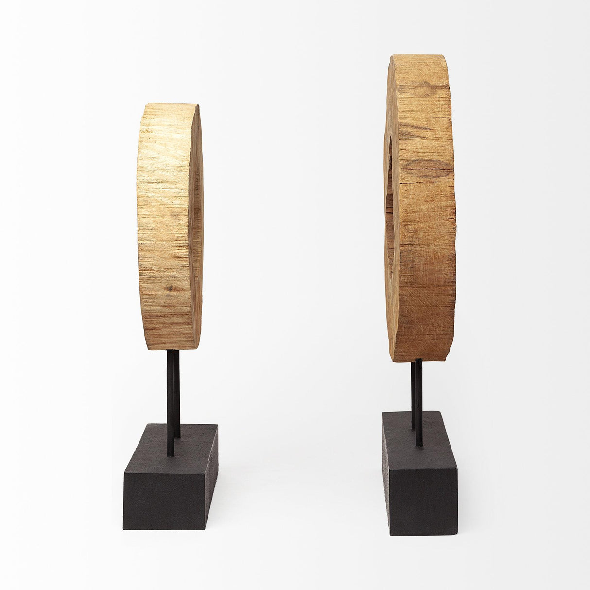 Mercana Ironwood II (Small) 13L x 4W Natural Wooden Circular Object